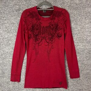 Y2K Harley Davidson‎ Thermal Shirt Women Medium Long Sleeve Graphic Y2K MMA USA